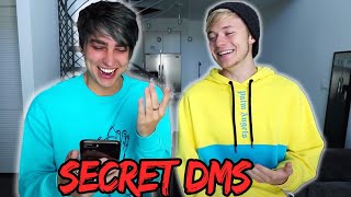 SECRETLY Reading My Strange DMs  Colby Brock [upl. by Alyworth28]