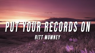 Ritt Momney  Put Your Records On Lyrics [upl. by Elleiram]