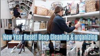 New Year House Reset Pantry Deep Clean amp Organize Fridge Laundry Bedroom Etc Starting Fresh [upl. by September]