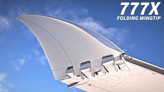 The BOEING 777x FOLDING WINGTIP Explained [upl. by Vijar]