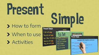 Present Simple Tense  Learn English  EasyTeaching [upl. by Wallie]