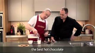 How to make a hot chocolate using an aerolatte milk frother [upl. by Cone]