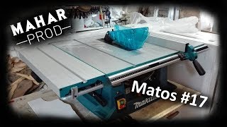 Test Materiel 17  Scie Makita MLT 100 [upl. by Asseram732]