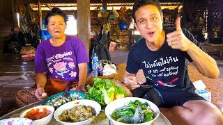 Laotian Food  STUNNING LAO FISH SALAD  Village Cooking in Laos [upl. by Sanderson150]