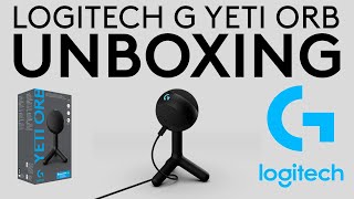 Logitech G Yeti Orb Microphone UNBOXING [upl. by Fennessy]