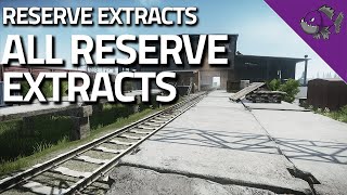 All Reserve Extracts  Extract Guide  Escape From Tarkov [upl. by Laius]