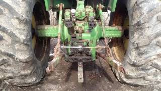 John Deere 3 point hitch operation [upl. by Osrick697]