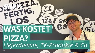 Steinofenpizza Lieferdienst Tiefkühlprodukt Was kostet Pizza  Was kostet SWR [upl. by Eirrol]