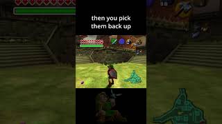 Ocarina Items Explained in 1 minute Glitch Tutorial Ocarina of Time shorts [upl. by Nnaid239]