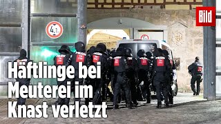 Gefängnismeuterei Polizei stürmt Knast in Thüringen  JVA Untermaßfeld [upl. by Australia]