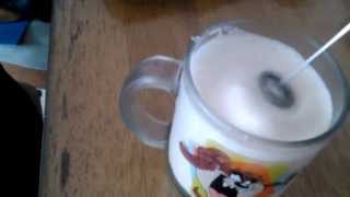 Aerolatte Review Frothing Cold Milk In Under 1 Minute [upl. by Cullin641]