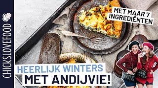 QUICHE MET ANDIJVIE EN SPEKJES  CHICKSLOVEFOOD [upl. by Nitas]