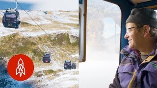 Exploring the Swiss Alps by Cable Car [upl. by Kathlene96]