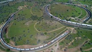 Tehachapi Loop in 4K [upl. by Attenol]