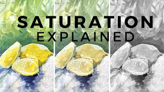 SATURATION EXPLAINED  What it is and how to paint desaturated colors [upl. by Aneger]